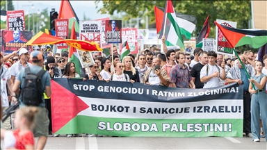 Demonstranti u Podgorici tražili od institucija osudu izraelskog genocida u Gazi