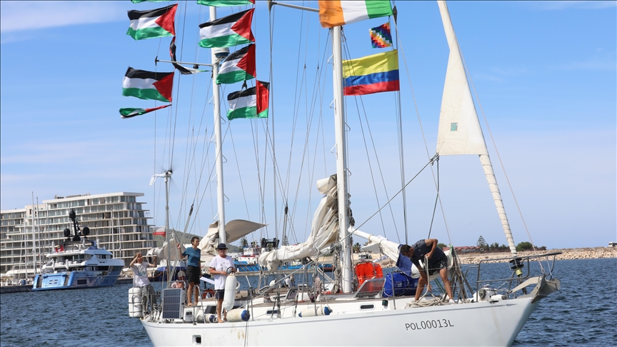 16 ships from Global Sumud Flotilla depart Tunisian ports for Gaza