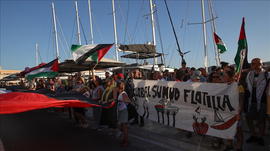 Leftist Greek opposition party voices full support for Gaza-bound aid flotilla