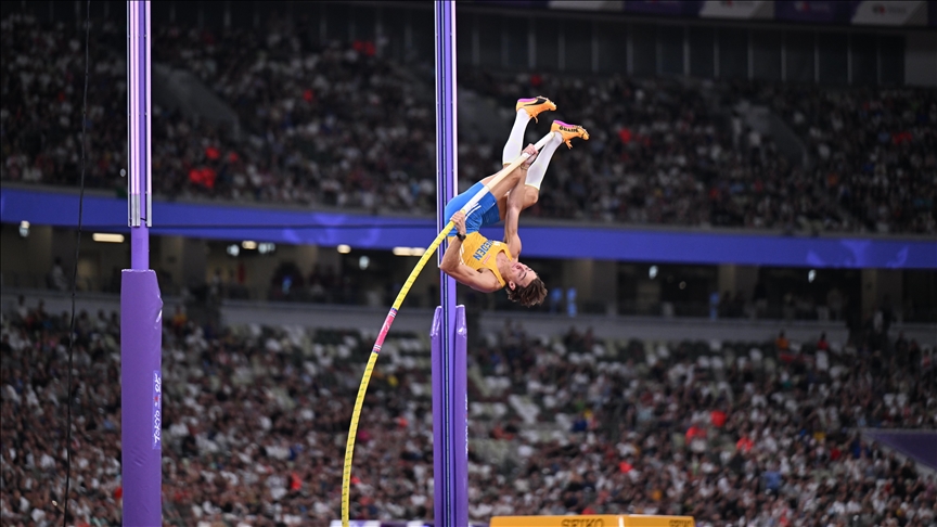 Duplantis breaks world pole vault record with 6.30m in Tokyo