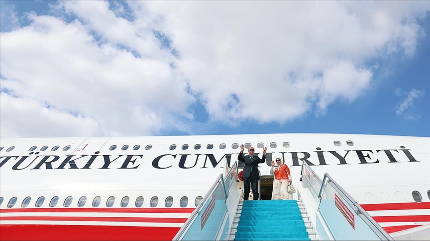 Cumhurbaşkanı Erdoğan, Katar'a gitti
