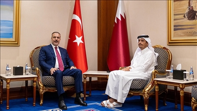 Dışişleri Bakanı Fidan, Doha'da Katarlı mevkidaşı Al Sani ile bir araya geldi