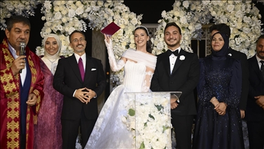 TİHEK Başkanı Fahrettin Altun'un oğlu Mustafa Bilge Altun dünyaevine girdi