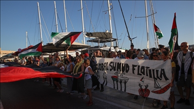 Leftist Greek opposition party voices full support for Gaza-bound aid flotilla