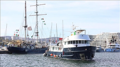 Last Spanish ship in Gaza-bound aid flotilla departs from Tunisian port to break Israeli blockade