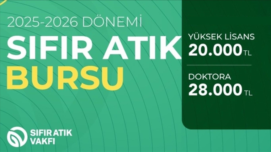 Sıfır Atık Vakfından yüksek lisans ve doktora öğrencilerine burs desteği