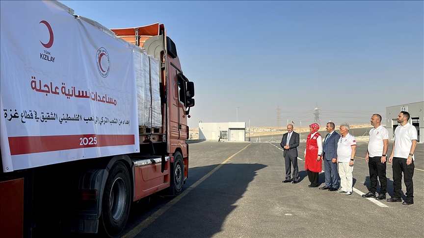 Türk Kızılay, Ürdün üzerinden Gazze’ye yardım eli uzatıyor