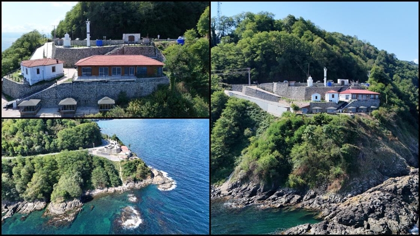 Sakin şehir Perşembe'deki deniz feneri turistlerin yeni uğrak noktası olmaya aday