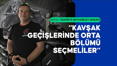 Motosiklet eğitmeninden sürücülere "can kurtaran" uyarılar