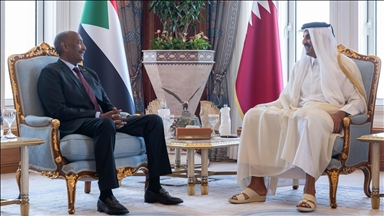 أمير قطر والبرهان يبحثان تعزيز التعاون والتطورات في السودان