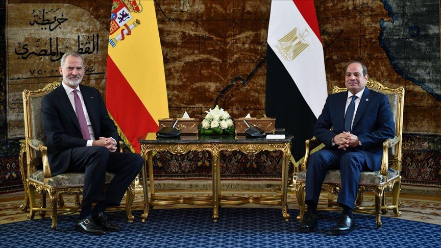 رئيس مصر وملك إسبانيا يطالبان بوقف حرب غزة ويرفضان تهجير الفلسطينيين