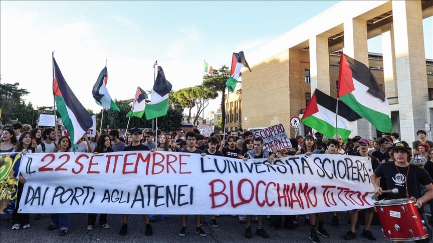 Itali, protesta kundër gjenocidit dhe pushtimit izraelit në Gaza