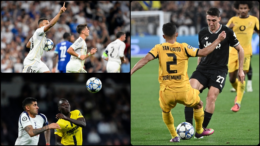 UEFA Şampiyonlar Ligi'nin ilk haftası 6 maçla başladı