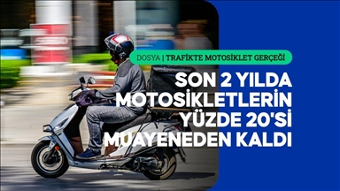 Muayenesiz motosikletler hem sürücüler hem de yayalar için risk oluşturuyor