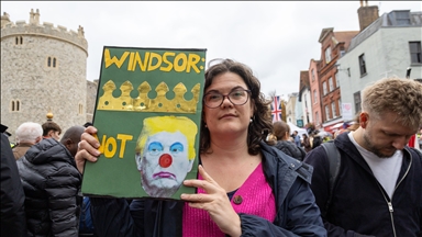 Thousands protest Trump in London, voice support for Gaza