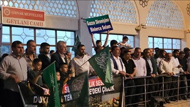 Ji Şirnexê piştgirî dan Filistînê û Fîloya Sumûdê ya Kurewî