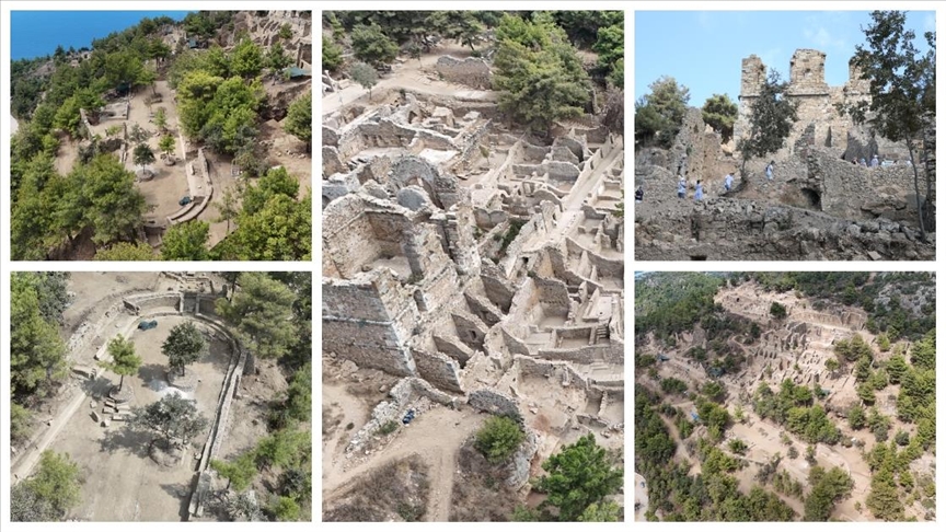 Syedra Antik Kenti'nde 1800 yıllık stadyum gün yüzüne çıkarıldı