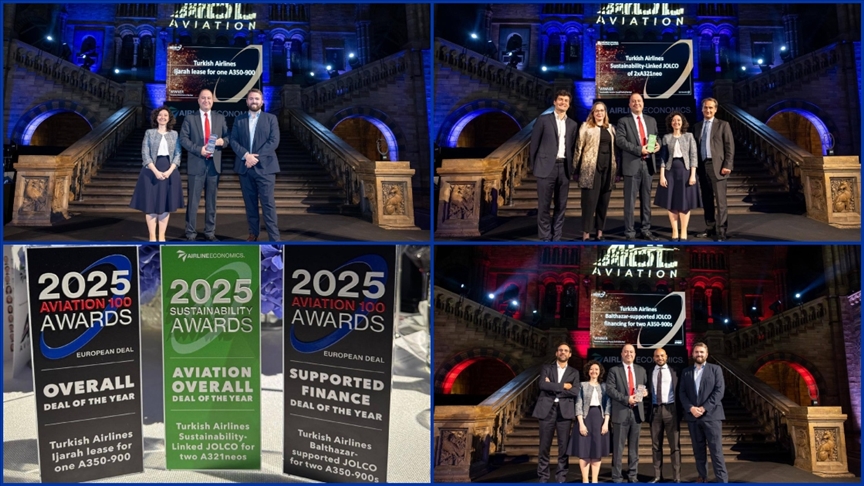 THY'ye "Airline Economics" dergisinden 3 dalda ödül