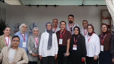 Sümeyye Erdoğan Bayraktar, TEKNOFEST'te Engelliler Sarayı standını ziyaret etti