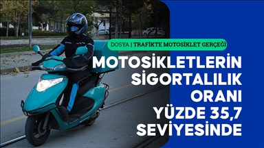 Türkiye'deki motosikletlerin yüzde 64,3'ünün trafik sigortası bulunmuyor