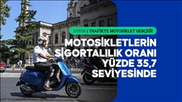 Türkiye'deki motosikletlerin yüzde 64,3'ünün trafik sigortası bulunmuyor