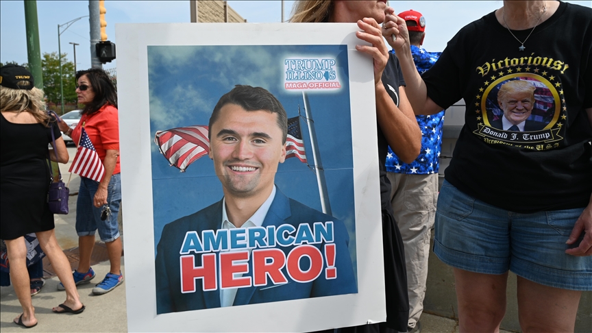 Group co-founded by slain American right-wing commentator names his widow as new CEO