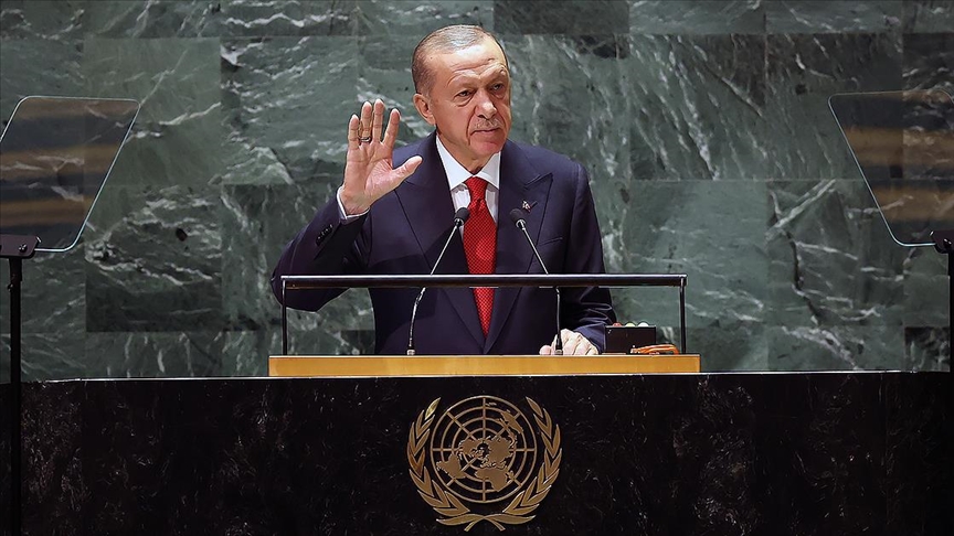 Cumhurbaşkanı Erdoğan, 15'inci kez Birleşmiş Milletler Genel Kuruluna hitap edecek
