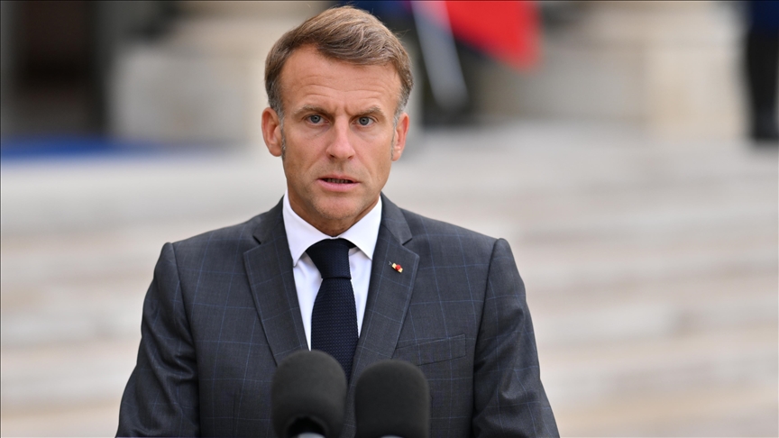 French president reiterates commitment to recognizing Palestine as a state on Monday in New York