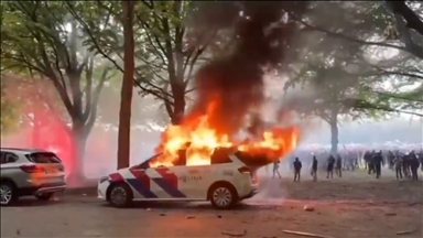 Hollanda’da sığınmacı karşıtı protesto çatışmalara dönüştü