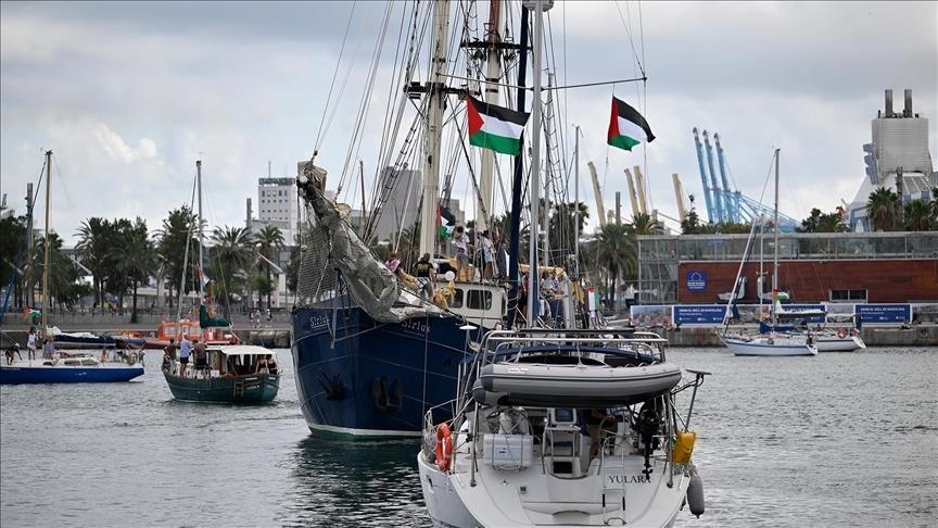 Gelombang baharu kapal flotila cuba pecah pengepungan Gaza akan berlepas dari Itali Gelombang baharu kapal flotila cuba pecah pengepungan Gaza akan berlepas dari Itali