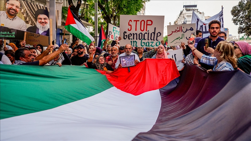 Tunus ve Fas’ta Gazze’ye destek gösterileri düzenlendi Tunus ve Fas’ta Gazze’ye destek gösterileri düzenlendi
