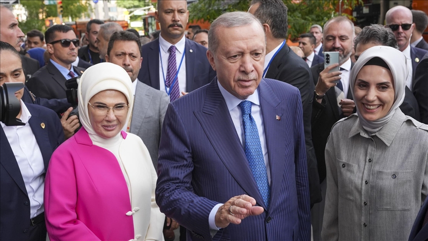 أردوغان يصل نيويورك للمشاركة في اجتماعات الجمعية العامة للأمم المتحدة