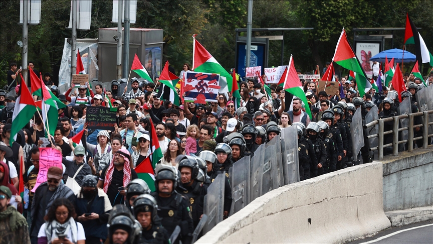 Propalestinski skup u Mexico Cityju, traži se prekid diplomatskih odnosa s Izraelom i prekid vatre u Gazi