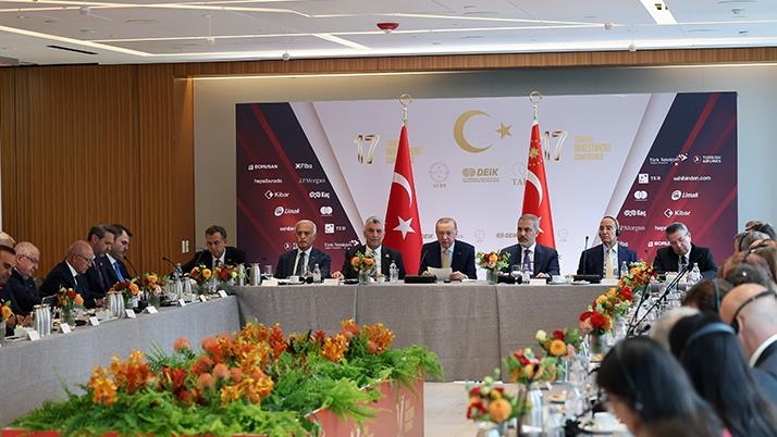 Serokomar Erdogan beşdarî Konferansa Veberhênana Tirk a Di Asta Maseya Gilover a Sektorî Da bû