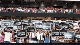 Tens of thousands honor Charlie Kirk along with political leaders in Arizona