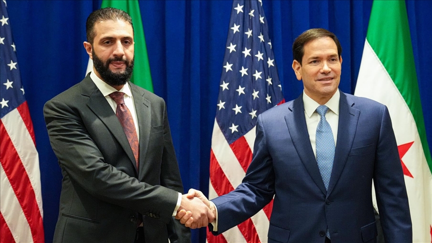 Suriye Cumhurbaşkanı Şara, ABD Dışişleri Bakanı Rubio ile New York'ta görüştü  