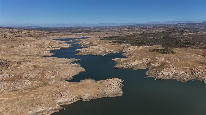Kırklareli'nde Kayalıköy Barajı'nın doluluk oranı yüzde 6'ya düştü