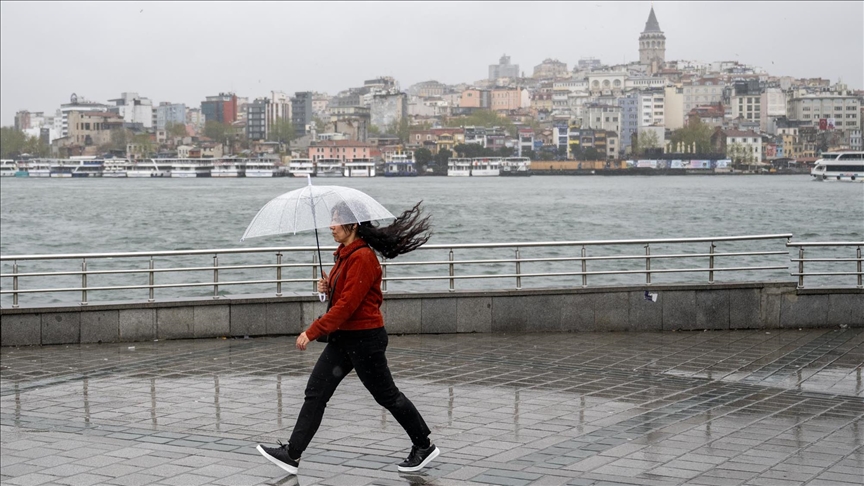 Marmara Bölgesi'nde perşembeden itibaren yağış bekleniyor 