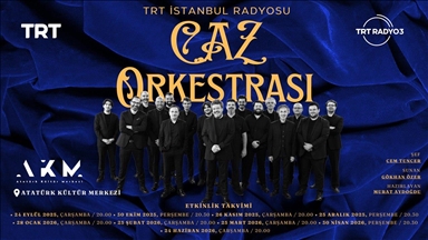 TRT İstanbul Radyosu Caz Orkestrası konserleri yarın AKM'de başlıyor