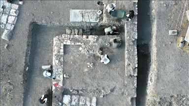 Ani'deki kazılarda Selçuklu dönemine ait kümbet kalıntısı bulundu