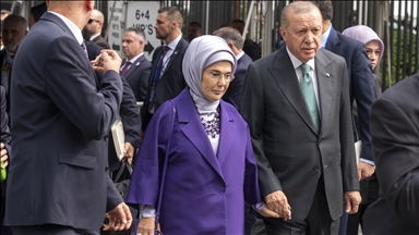 Emine Erdoğan'dan Cumhurbaşkanı Erdoğan'ın BM'deki hitabına ilişkin paylaşım