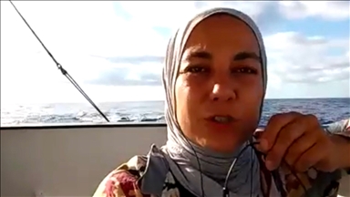 Küresel Sumud Filosu'na katılan Türk aktivist, sivil inisiyatif olarak yola çıktıklarını belirtti