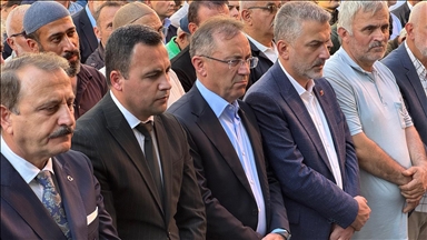 Danıştay Başsavcısı Cevdet Erkan Trabzon'da cenaze törenine katıldı