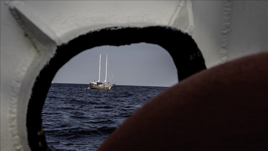 Global Sumud Flotilla harassed by drones as it sails toward Gaza