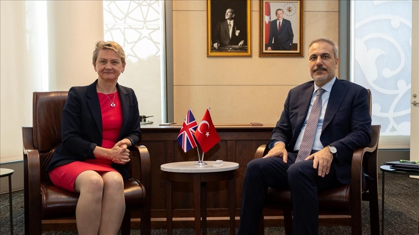 Turkish foreign minister meets with British foreign secretary on sidelines of UN