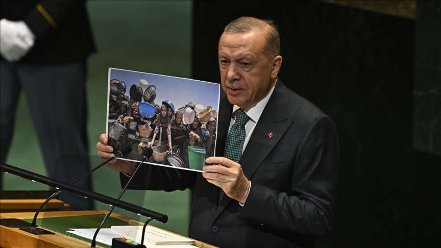 Cumhurbaşkanı Erdoğan'ın BM konuşması: Daha adil bir dünyanın yolu Gazze’den geçiyor