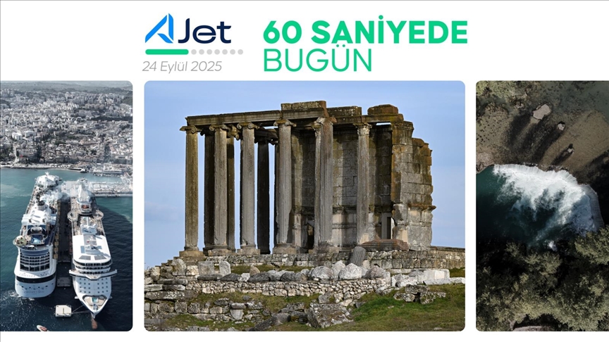 60 saniyede bugün (24 Eylül 2025)