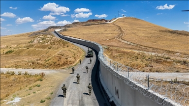 Di navbera sînorê Wan û Îranê da 204 kîlomêtre dîwarê ewlehiyê hat çêkirin