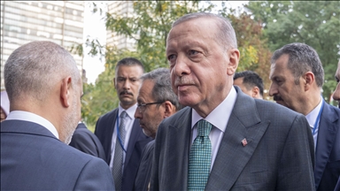 Turkish president joins Trump’s reception for world leaders in New York