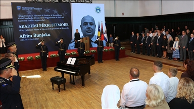 Kosovë, përkujtohet në përvjetorin e dytë të rënies në detyrë polici Afrim Bunjaku